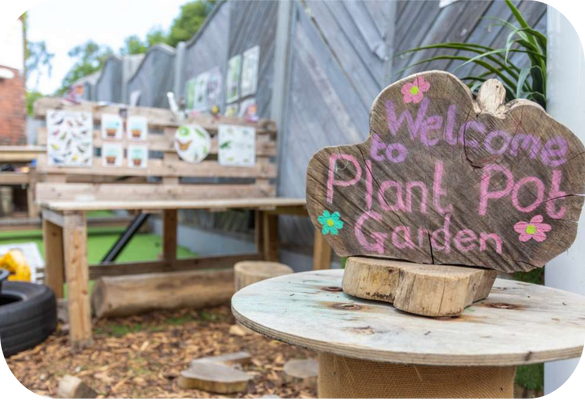 Outdoor facilities at nursery in Rochdale