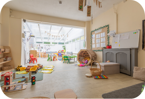 Toddlers facilities at nursery in Rochdale
